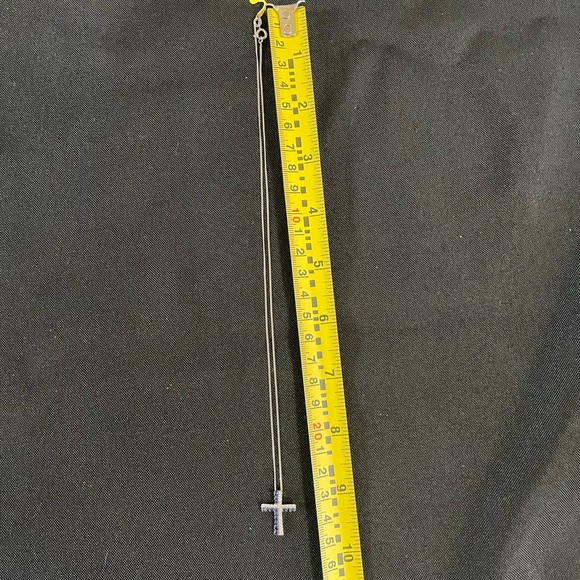 New 14K White Gold Blue Sapphire & Diamonique - Picture 5 of 7